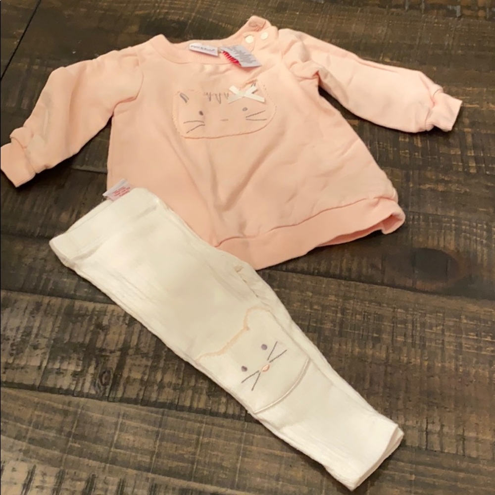 🦋 EUC! 3-6 Month Piper and Posie Outfit